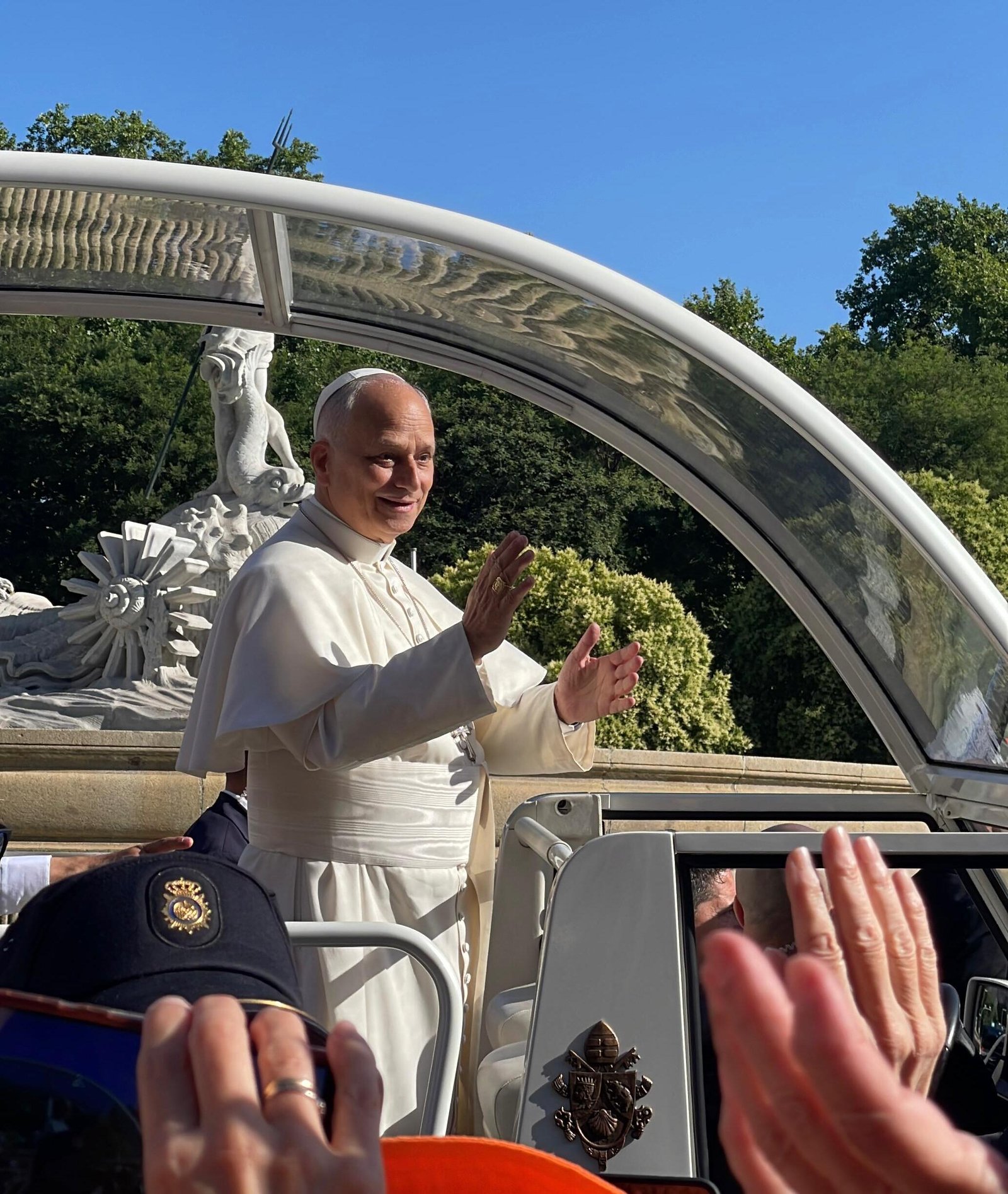 El papa León XIV durante una visita a Madrid en junio de 2026