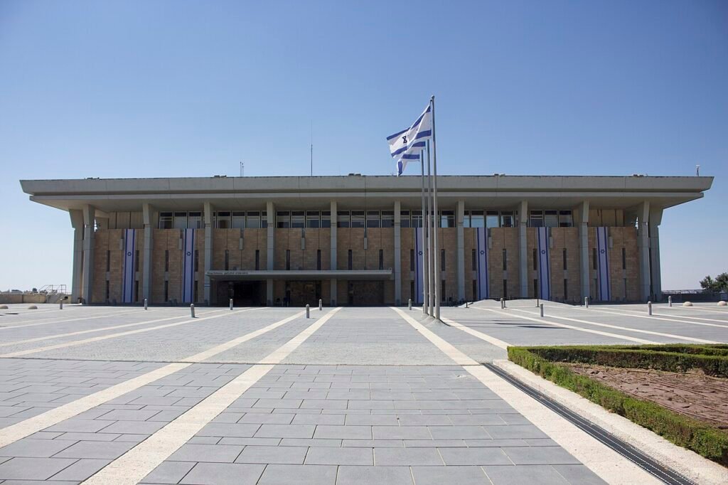 Edificio de la Knesset, el parlamento de Israel, en Jerusalén