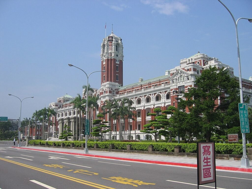 Edificio de la Presidencia de Taiwán, en Taipéi