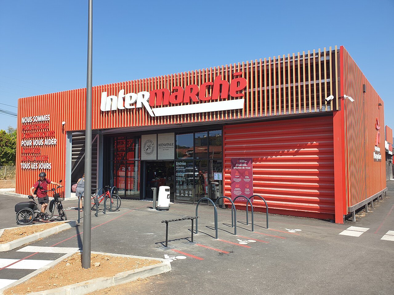 Un supermercado Intermarché en Francia