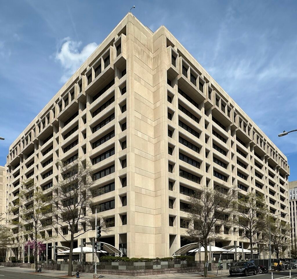 Edificio de la sede del FMI en Washington